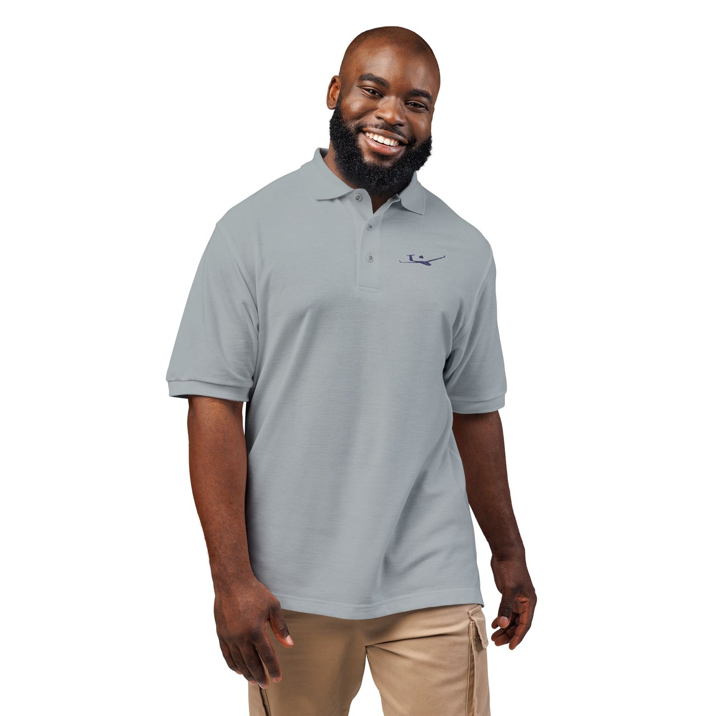 Crosswind Gear Essentials — Embroidered Pilot Polo (light colors)