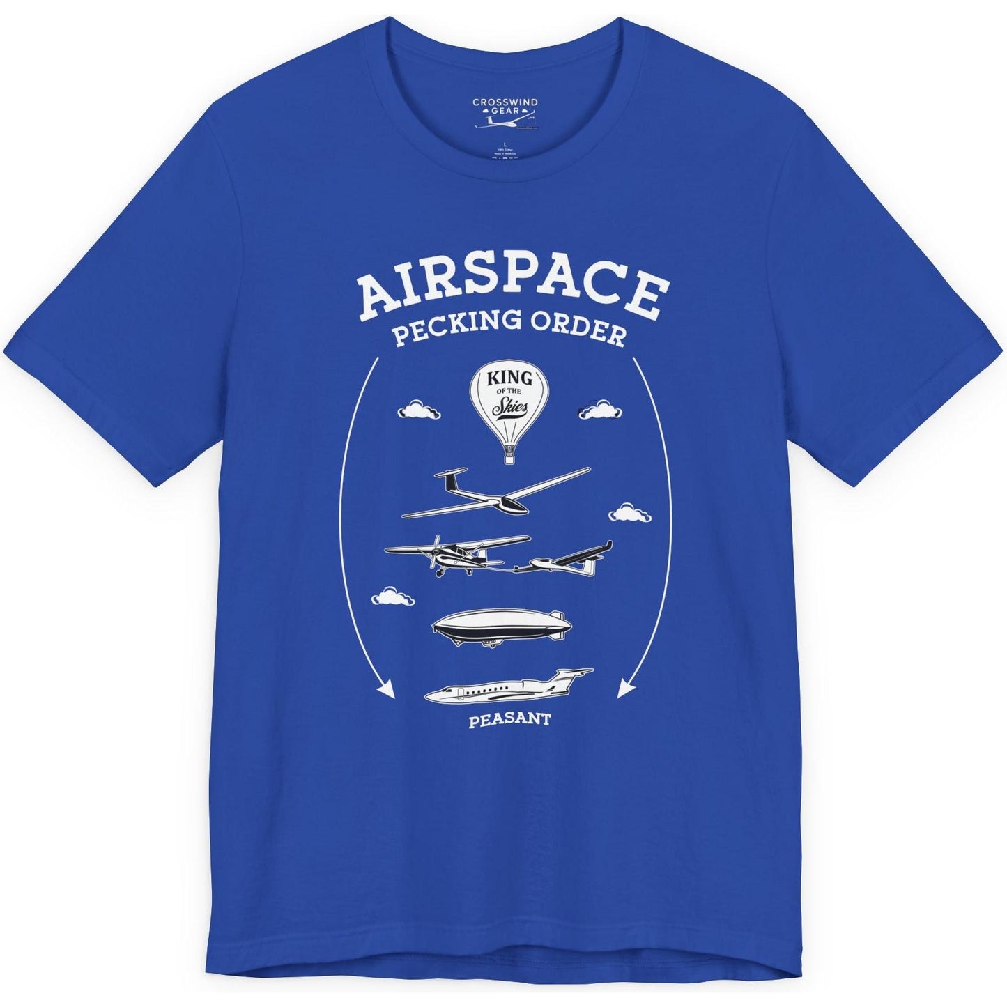 Airspace Pecking Order – Funny Pilot T-Shirt