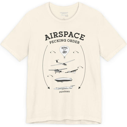 Airspace Pecking Order – Funny Pilot T-Shirt