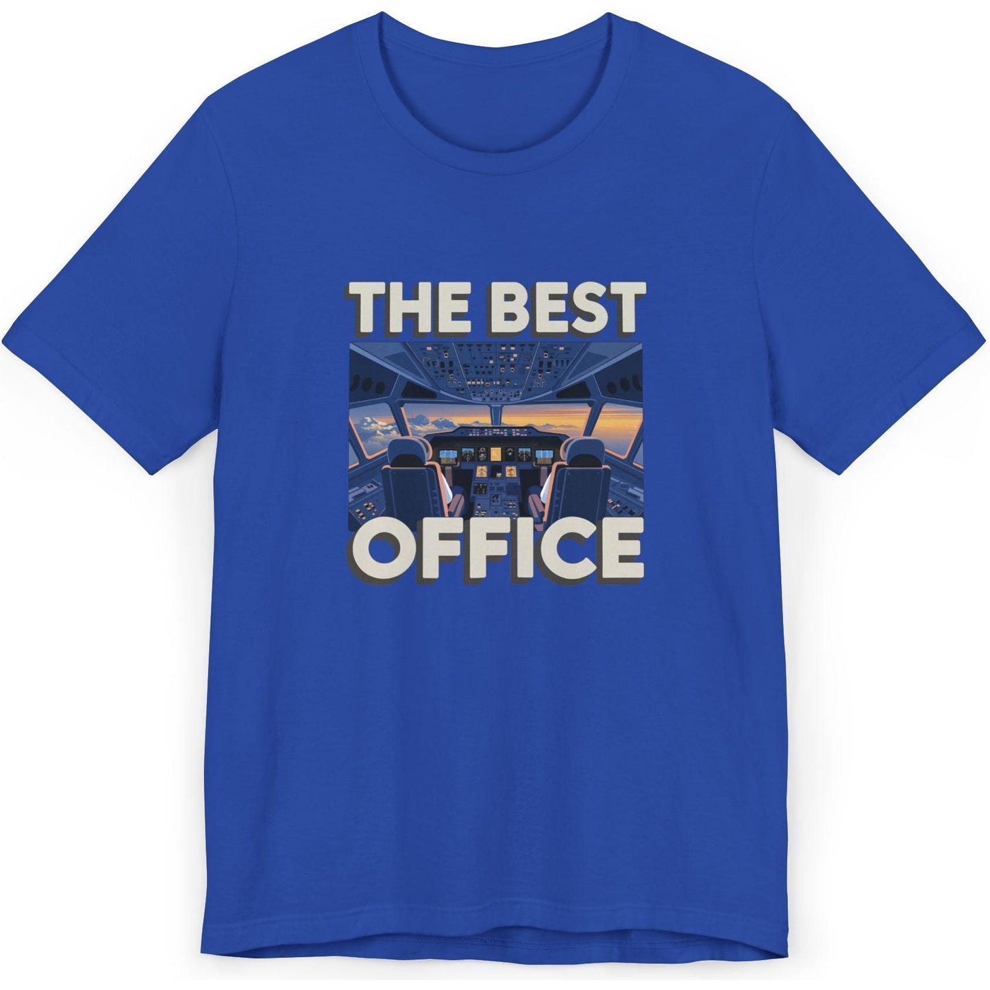 The Best Office (is the cockpit) - pilot's T-Shirt