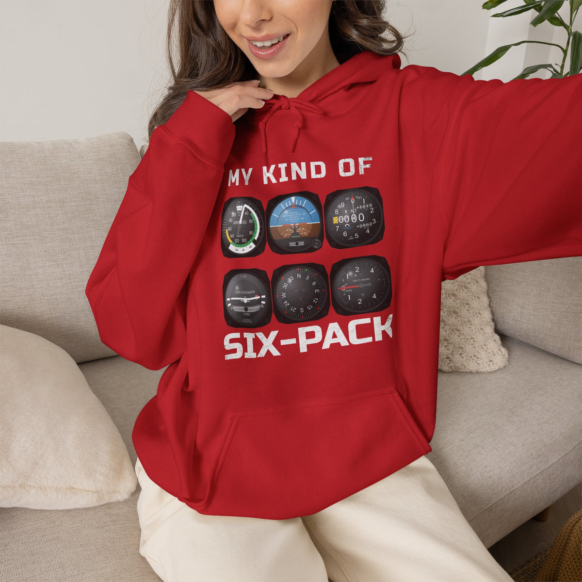 My Kind Of Six-Pack - aviation hoodie