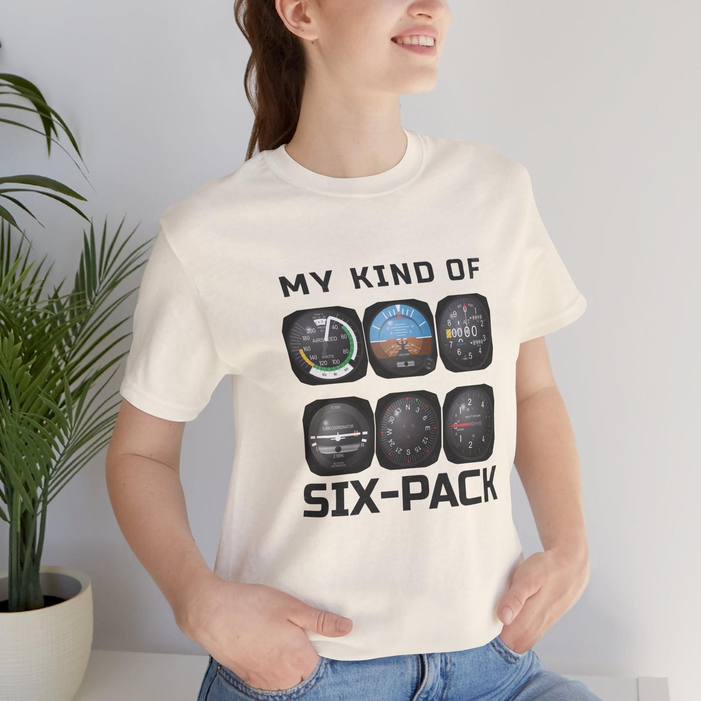 My Kind Of Six-Pack - aviation T-Shirt