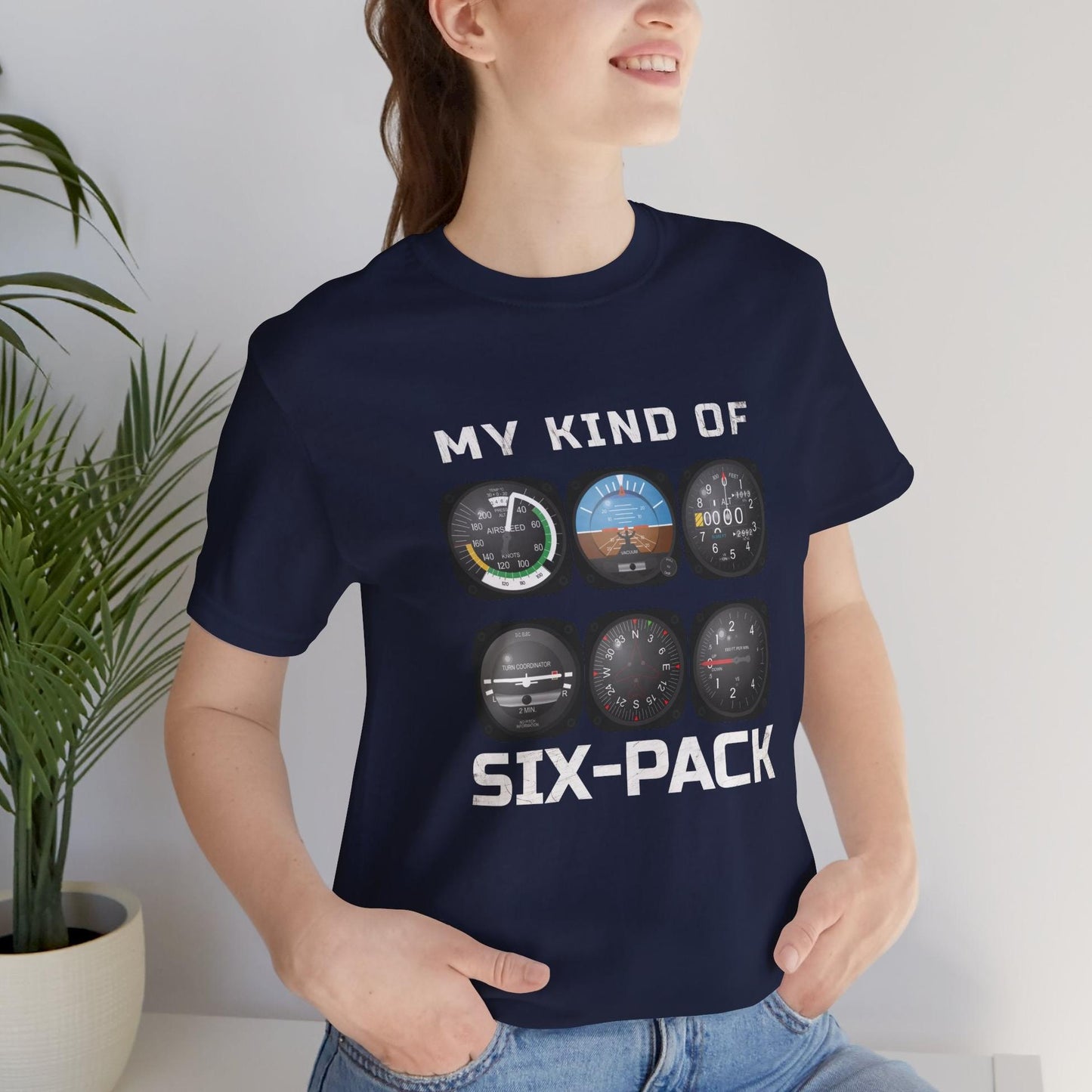 My Kind Of Six-Pack - aviation T-Shirt