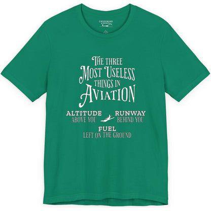 The Most Useless Things In Aviation - pilot's T-Shirt