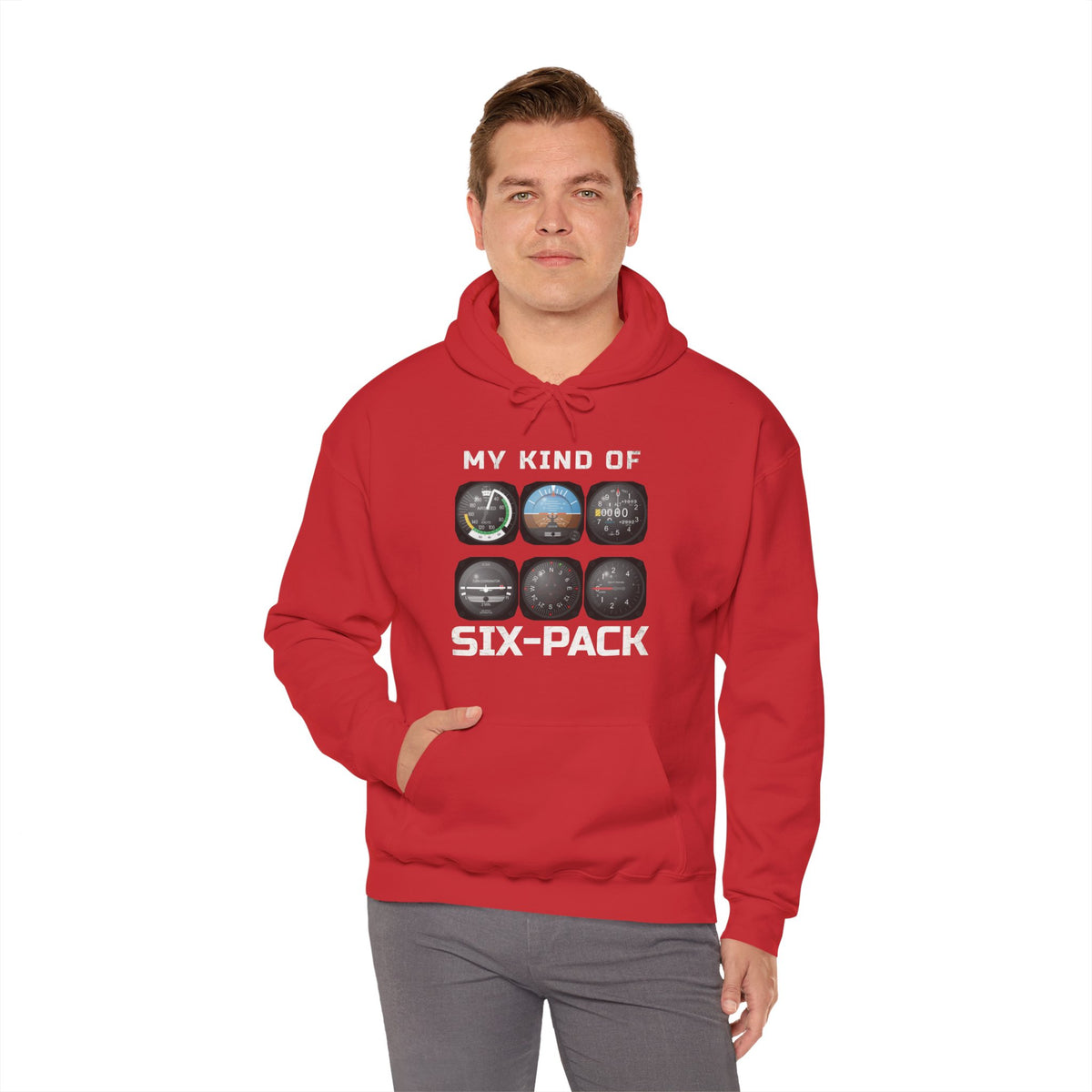 My Kind Of Six-Pack - aviation hoodie