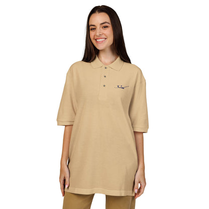 Crosswind Gear Essentials — Embroidered Pilot Polo (light colors)
