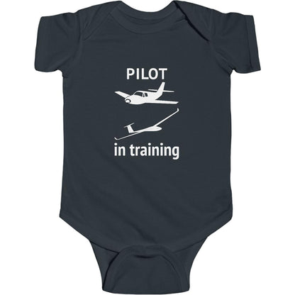 Pilot In Training - Infant Fine Jersey Bodysuit