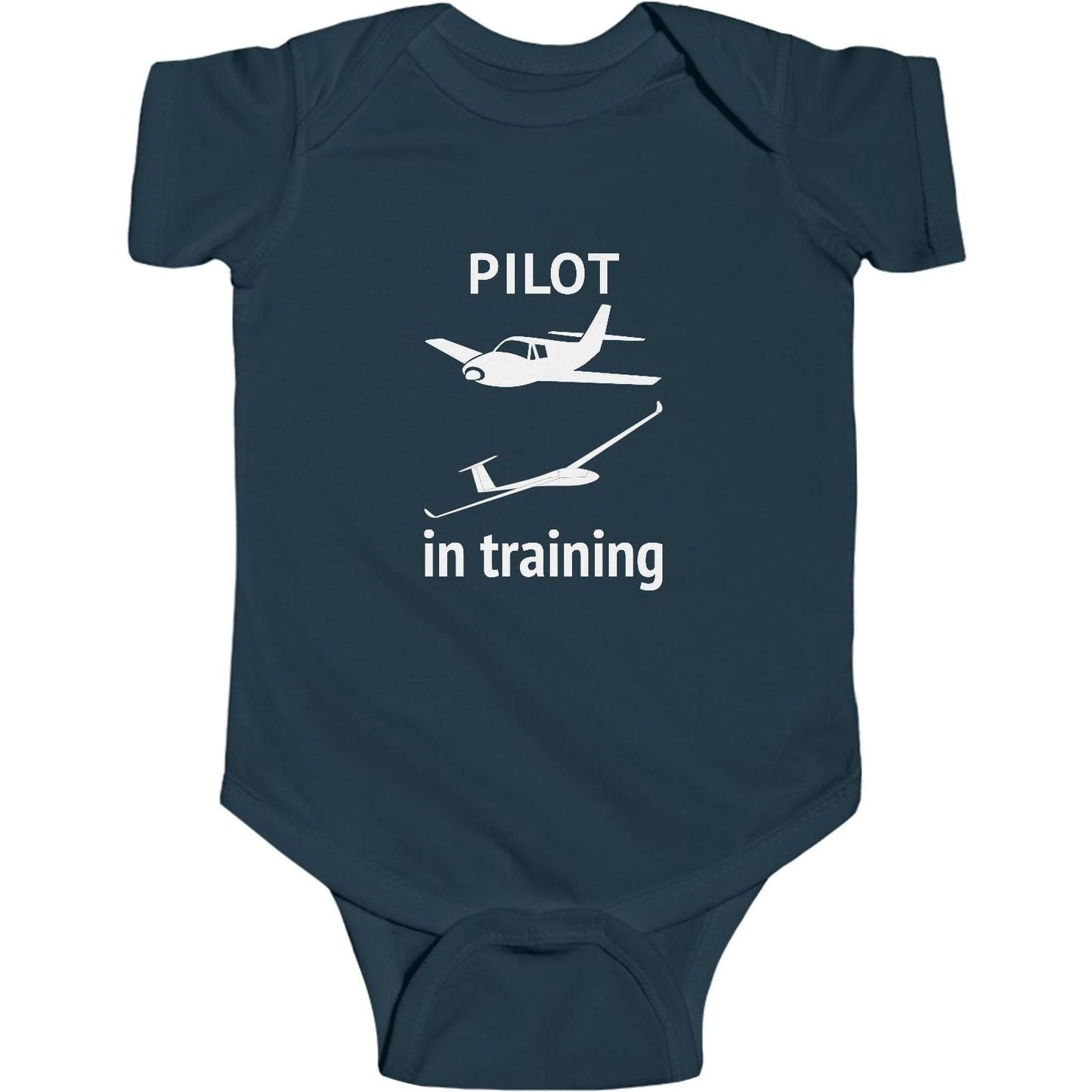 Pilot In Training - Infant Fine Jersey Bodysuit