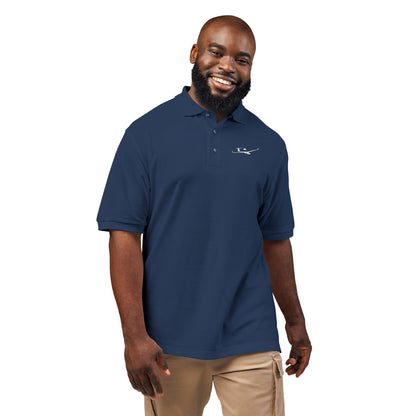 Crosswind Gear Essentials — Embroidered Pilot Polo (dark colors)