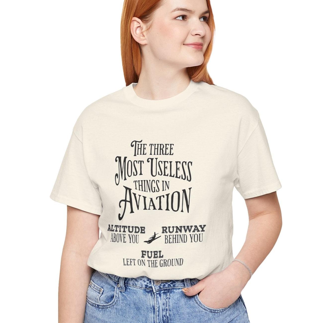 The Most Useless Things In Aviation - pilot's T-Shirt