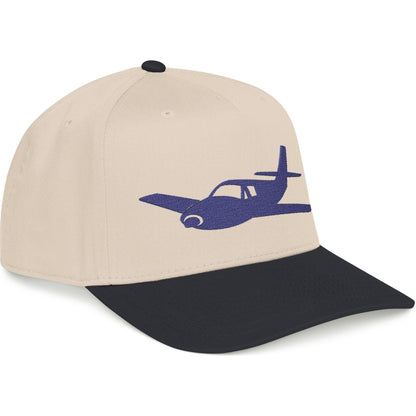 Single-Prop Airplane Silhouette - Embroidered Aviation Cap