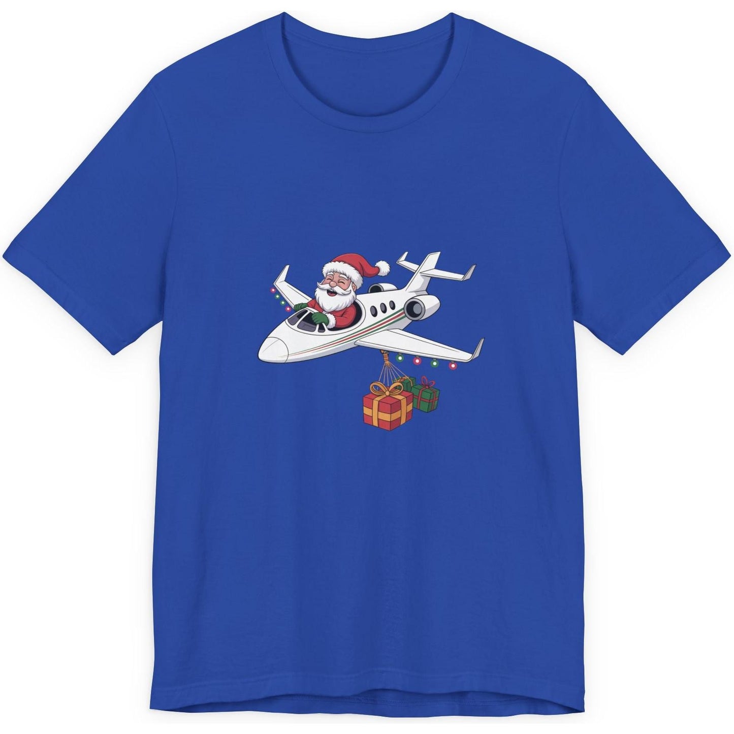 Santa Flying A Jet - aviation T-Shirt