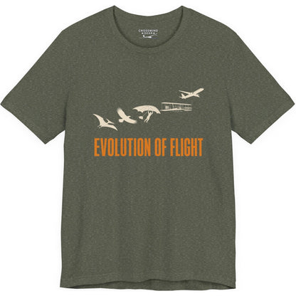 Evolution of Flight - aviation fan's T-Shirt