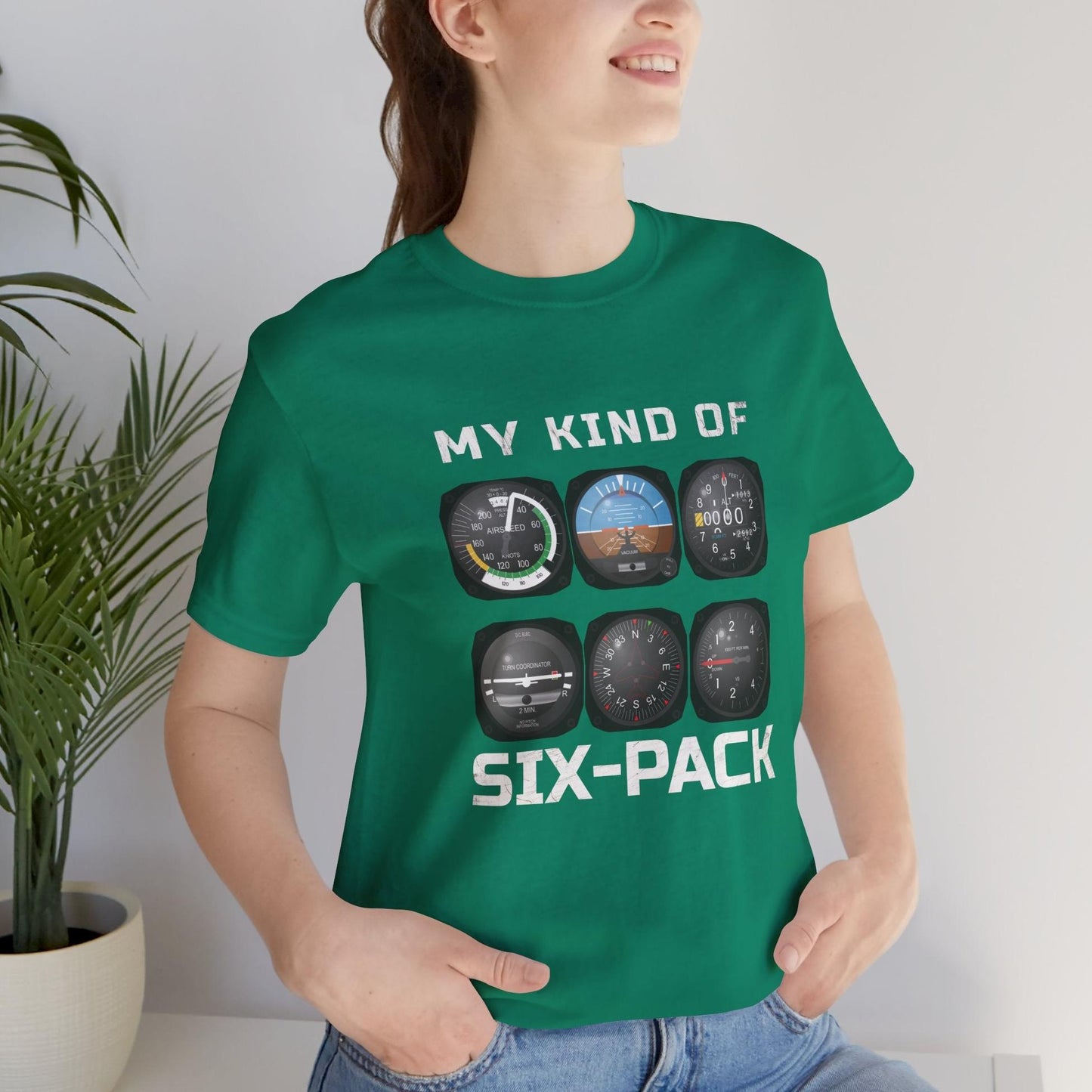 My Kind Of Six-Pack - aviation T-Shirt