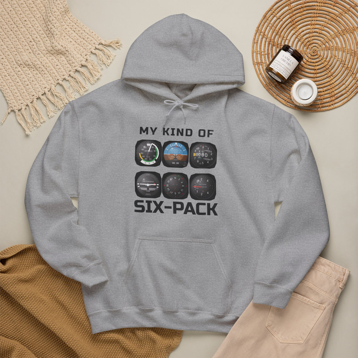 My Kind Of Six-Pack - aviation hoodie
