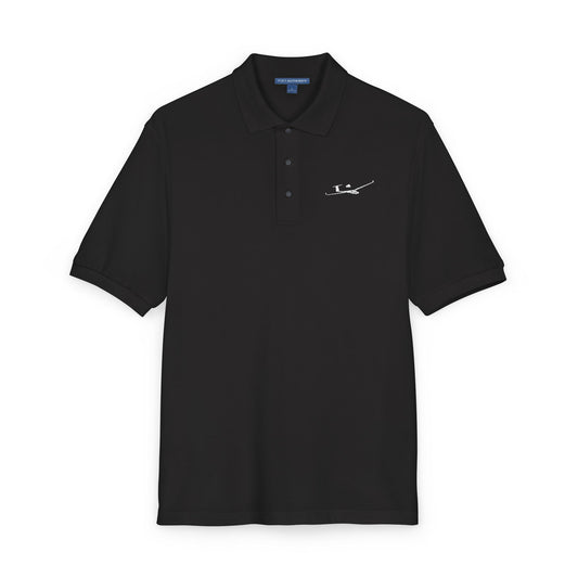 Crosswind Gear Essentials — Embroidered Pilot Polo (dark colors)