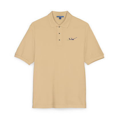 Crosswind Gear Essentials — Embroidered Pilot Polo (light colors)