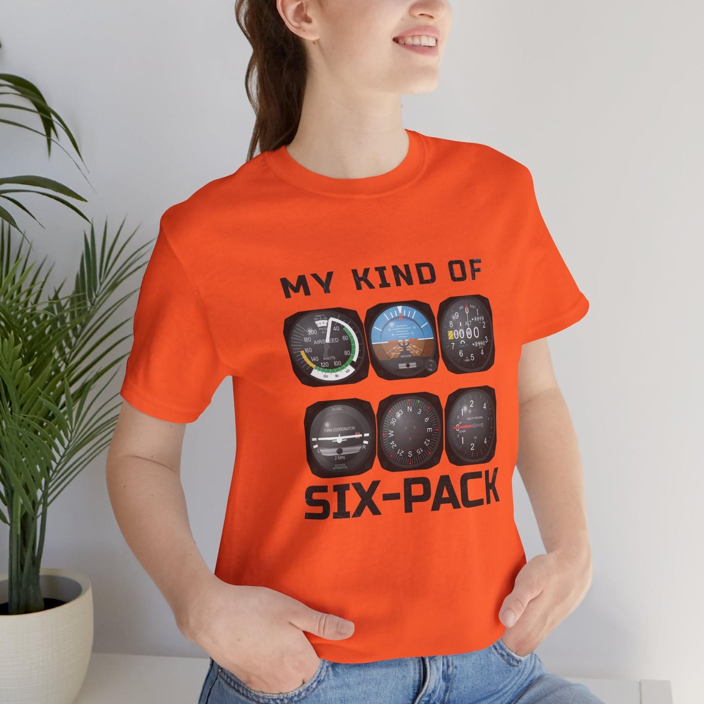 My Kind Of Six-Pack - aviation T-Shirt