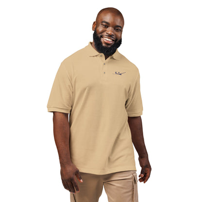 Crosswind Gear Essentials — Embroidered Pilot Polo (light colors)